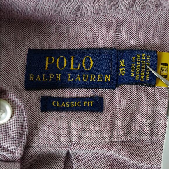 Polo Ralph Lauren Mens XL Classic Fit Long Sleeve Button Down Oxford Style Shirt - Picture 10 of 15